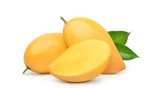 ripe-yellow-mango-with-cut-half-green-leaf-isolated-white-surface_252965-894 (1)